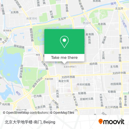 北京大学地学楼-南门 map