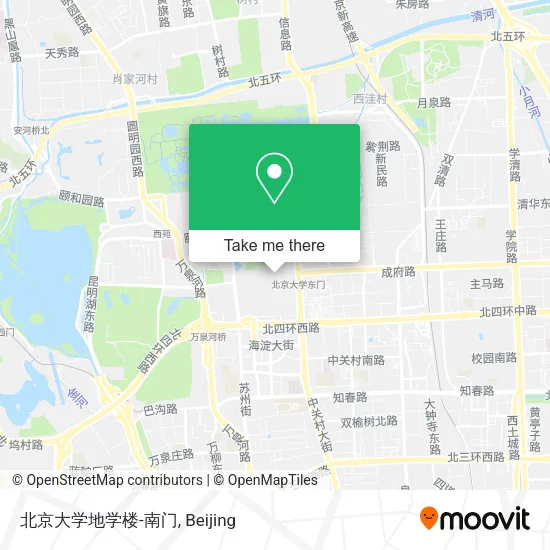 北京大学地学楼-南门 map