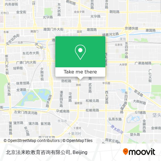 北京法来欧教育咨询有限公司 map