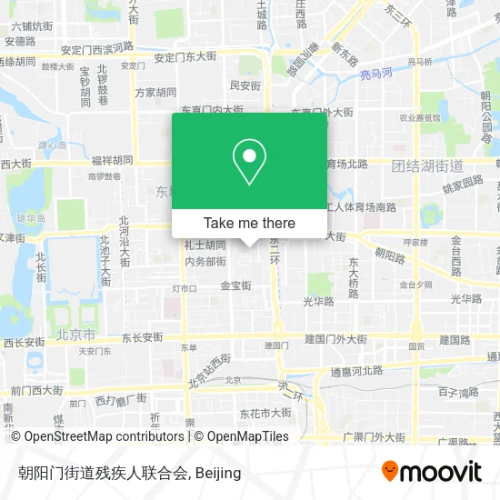 朝阳门街道残疾人联合会 map