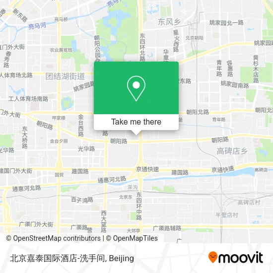 北京嘉泰国际酒店-洗手间 map