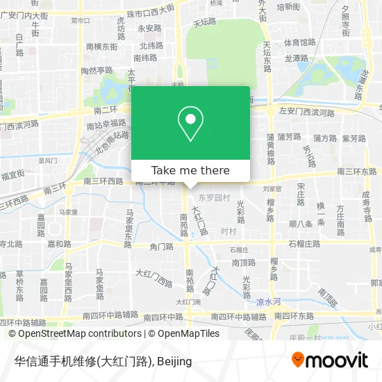 华信通手机维修(大红门路) map