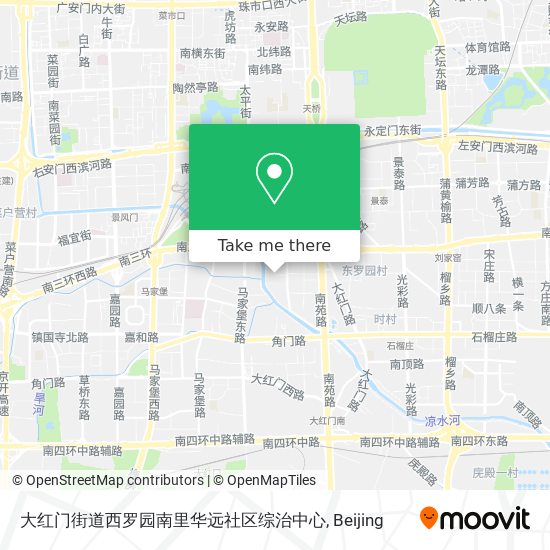 大红门街道西罗园南里华远社区综治中心 map