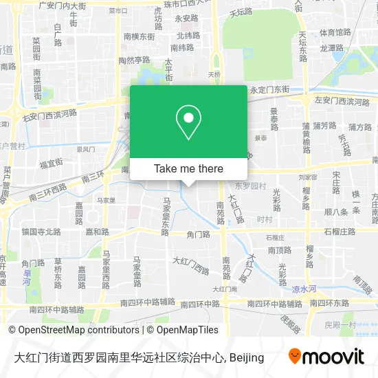 大红门街道西罗园南里华远社区综治中心 map