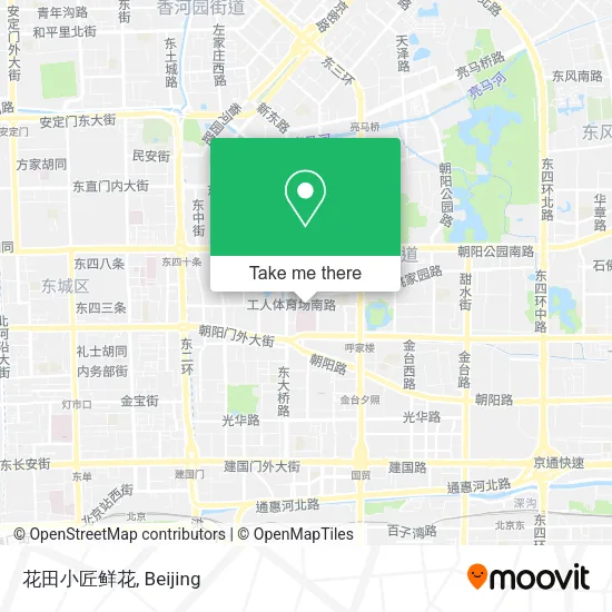 花田小匠鲜花 map