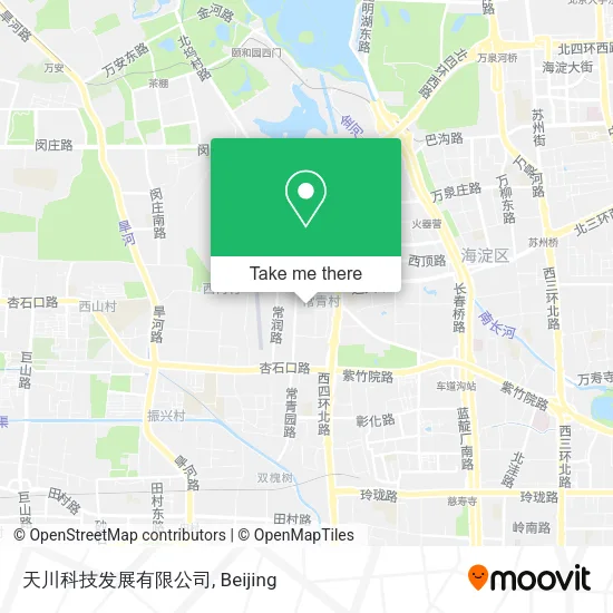 天川科技发展有限公司 map