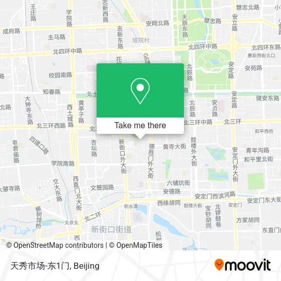 天秀市场-东1门 map