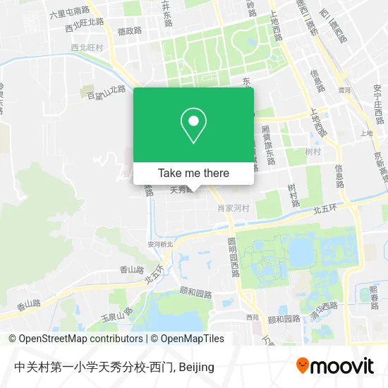 中关村第一小学天秀分校-西门 map