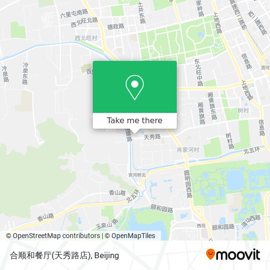 合顺和餐厅(天秀路店) map
