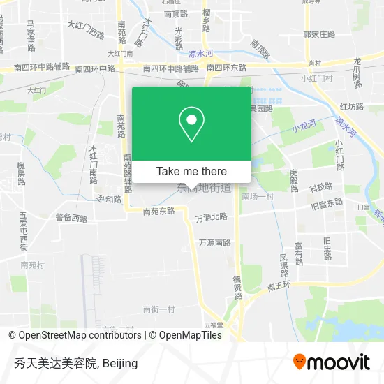 秀天美达美容院 map