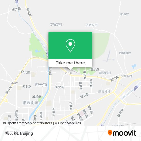 密云站 map