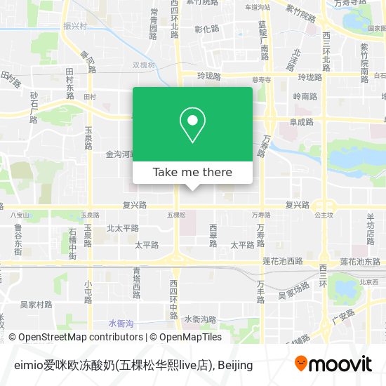 eimio爱咪欧冻酸奶(五棵松华熙live店) map