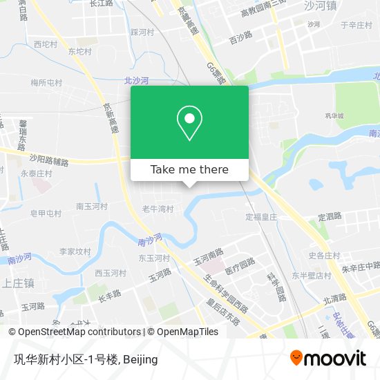 巩华新村小区-1号楼 map