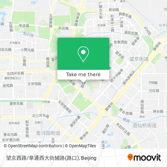 望京西路/阜通西大街辅路(路口) map