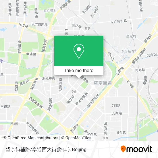 望京街辅路/阜通西大街(路口) map