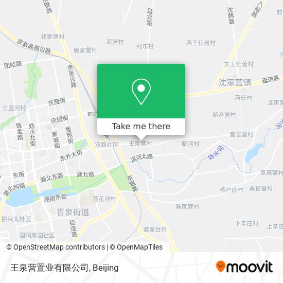 王泉营置业有限公司 map