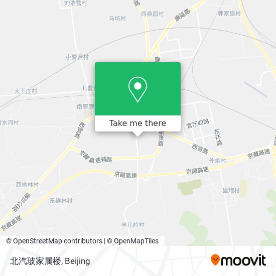 北汽玻家属楼 map