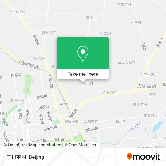 广积屯村 map