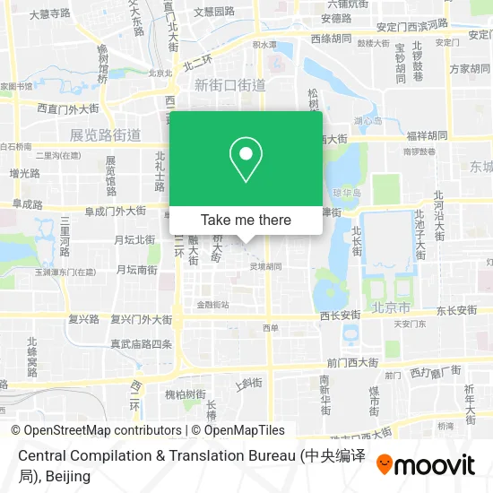 Central Compilation & Translation Bureau (中央编译局) map