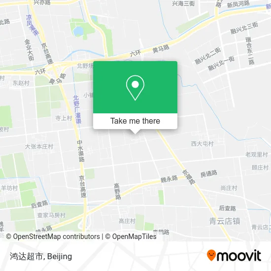 鸿达超市 map