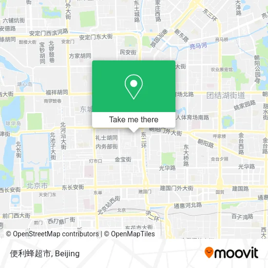 便利蜂超市 map