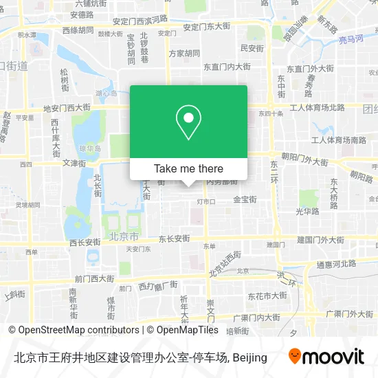 北京市王府井地区建设管理办公室-停车场 map