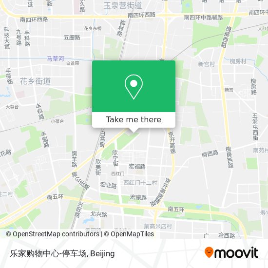乐家购物中心-停车场 map