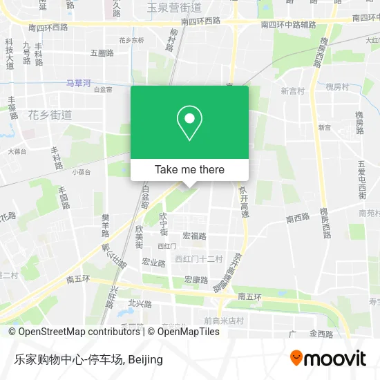 乐家购物中心-停车场 map