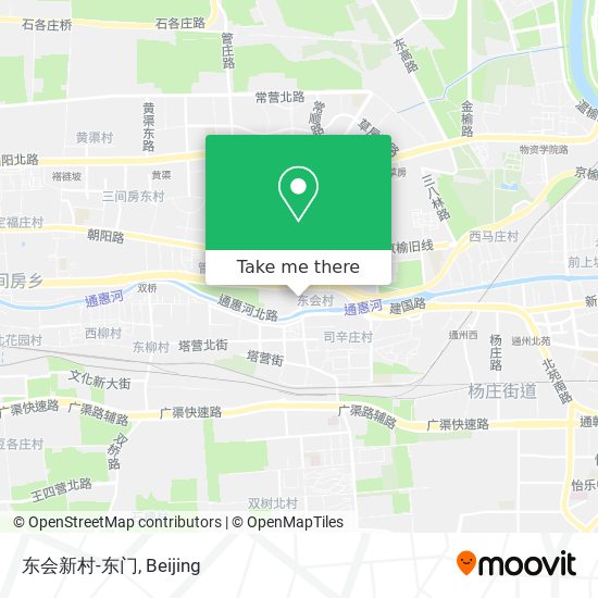 东会新村-东门 map