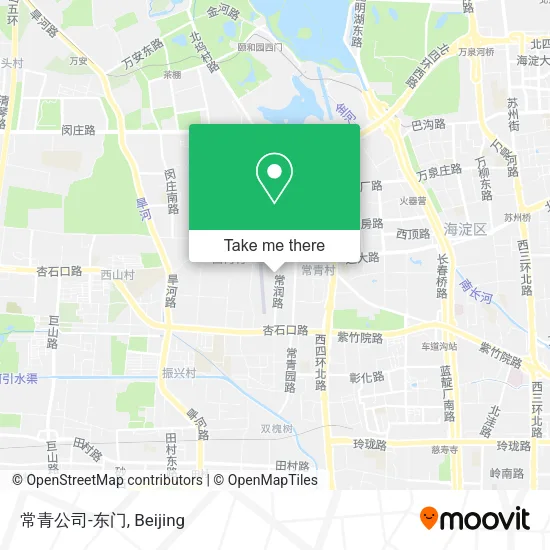 常青公司-东门 map
