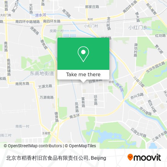 北京市稻香村旧宫食品有限责任公司 map