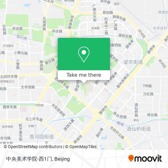 中央美术学院-西1门 map
