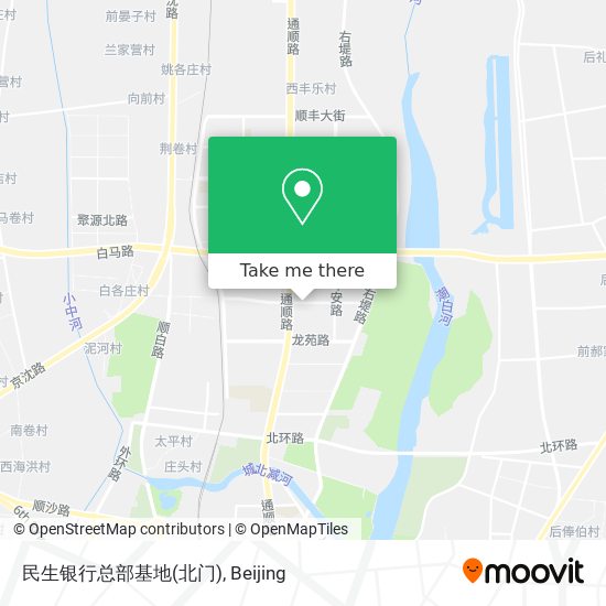 民生银行总部基地(北门) map