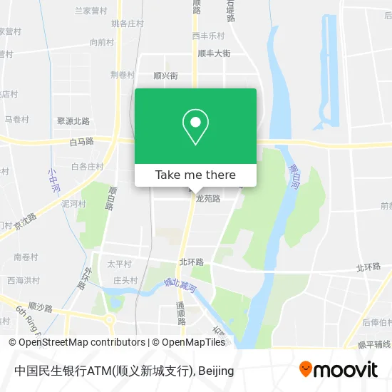 中国民生银行ATM(顺义新城支行) map