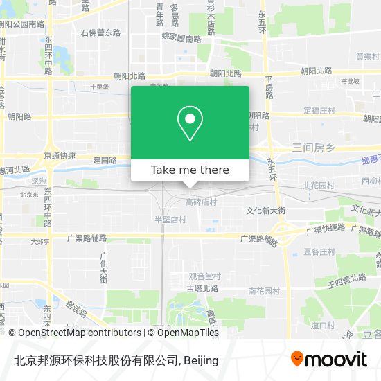 北京邦源环保科技股份有限公司 map