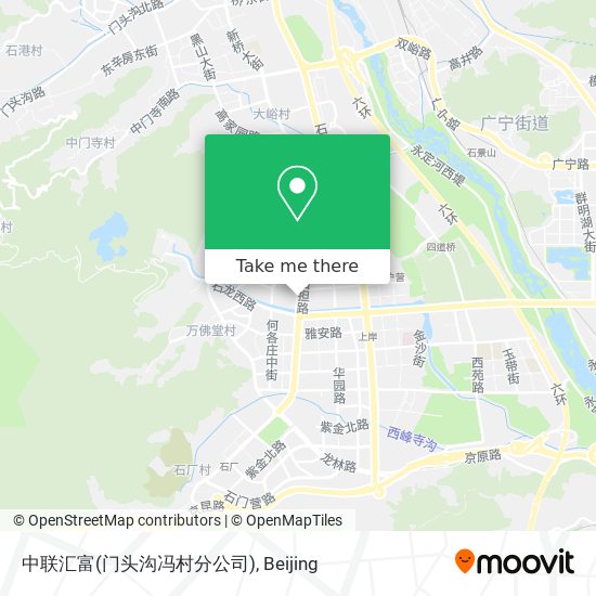 中联汇富(门头沟冯村分公司) map