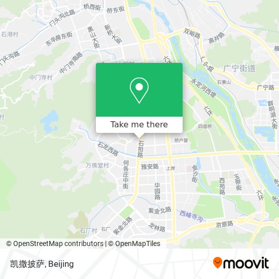 凯撒披萨 map