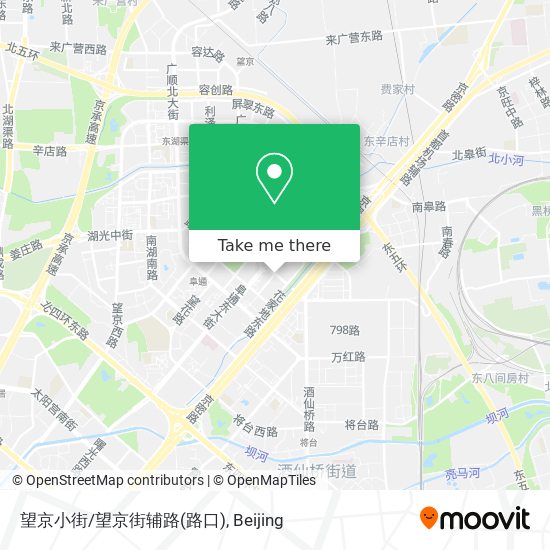 望京小街/望京街辅路(路口) map
