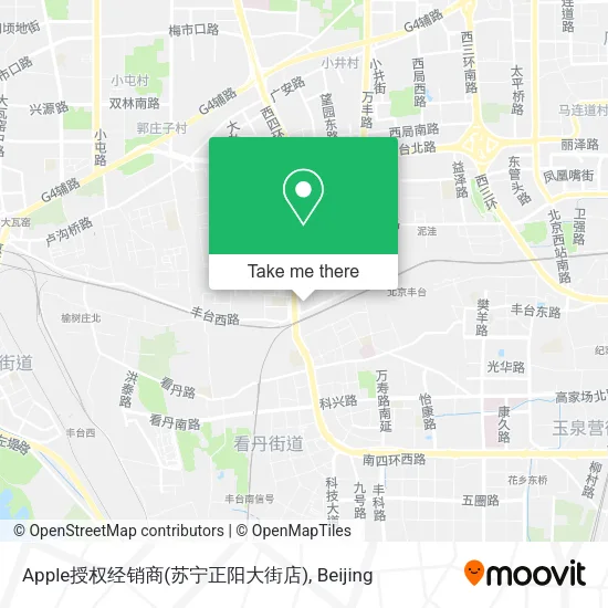Apple授权经销商(苏宁正阳大街店) map