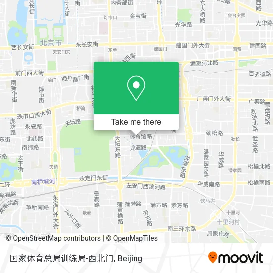 国家体育总局训练局-西北门 map