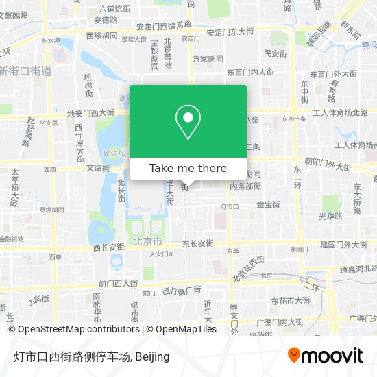 灯市口西街路侧停车场 map