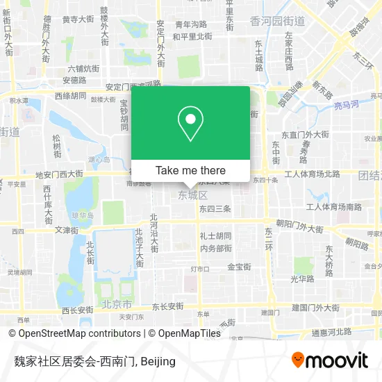 魏家社区居委会-西南门 map