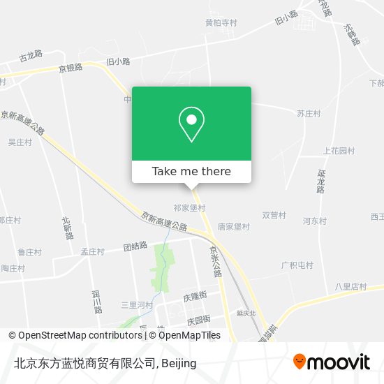 北京东方蓝悦商贸有限公司 map