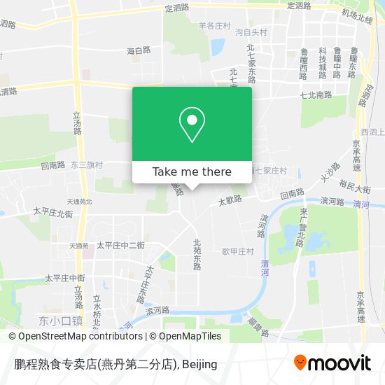 鹏程熟食专卖店(燕丹第二分店) map