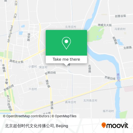 北京超创时代文化传播公司 map