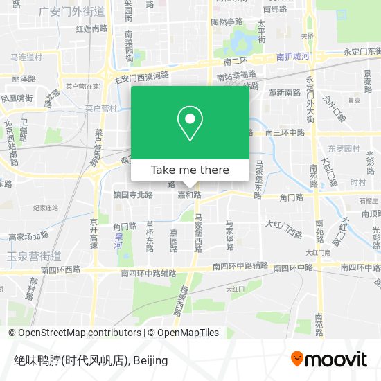 绝味鸭脖(时代风帆店) map