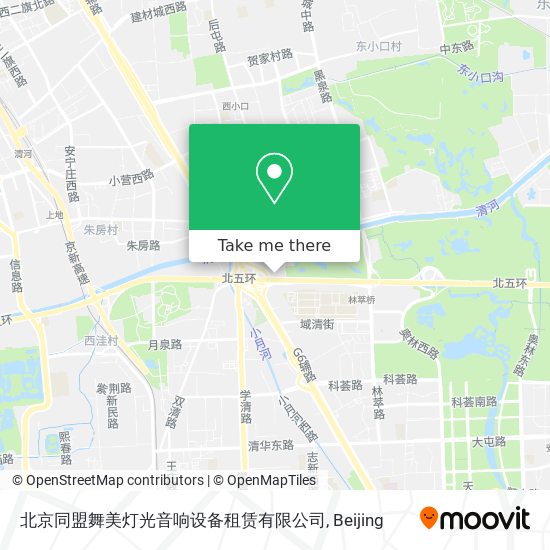 北京同盟舞美灯光音响设备租赁有限公司 map