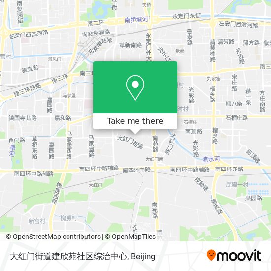 大红门街道建欣苑社区综治中心 map