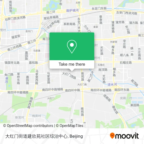 大红门街道建欣苑社区综治中心 map