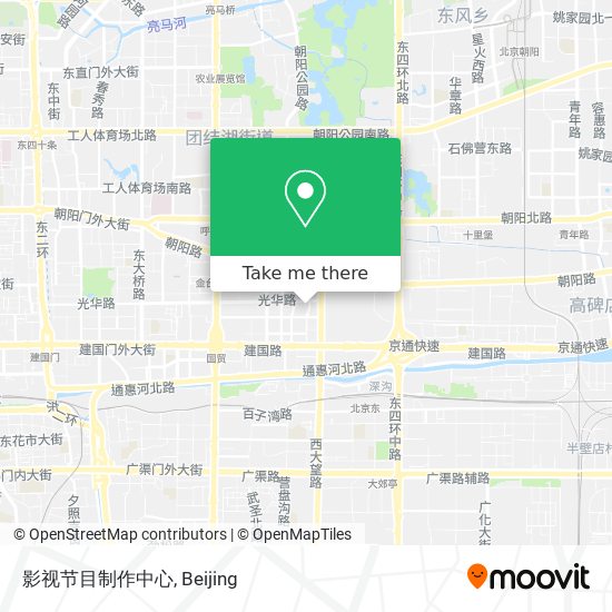 影视节目制作中心 map